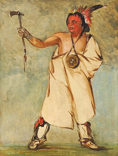Naw-naw-páy-ee, The Soldier, 1828, George Catlin