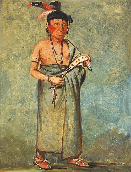 Span-e-o-née-kaw, The Spaniard, 1828, George Catlin