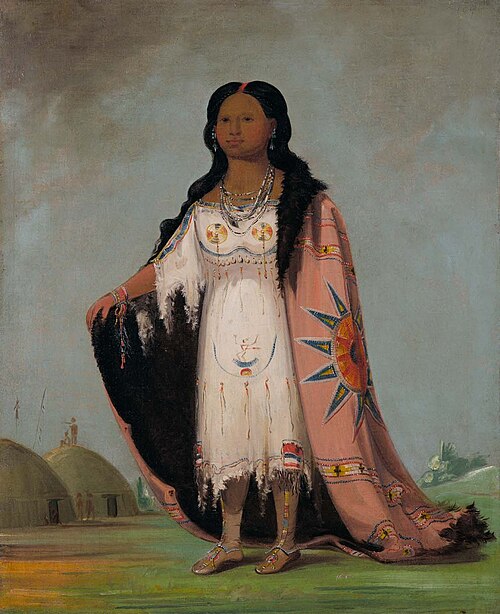 Pshán-shaw, Sweet-scented Grass, Twelve-year-old Daughter of Bloody Hand, 1832, George Catlin