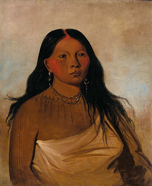Káh-kée-tsee, Thighs, a Wichita Woman, 1834, George Catlin