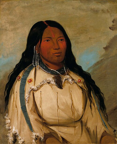 Tow-ée-ka-wet, a Cree Woman, 1832, George Catlin