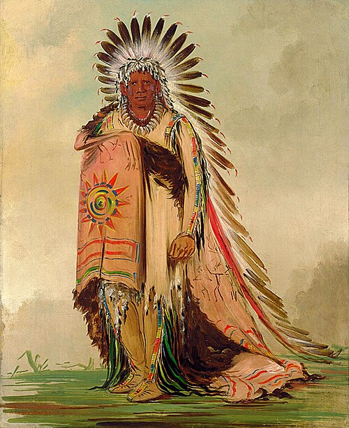Wán-ee-ton, Chief of the Tribe, 1832, George Catlin