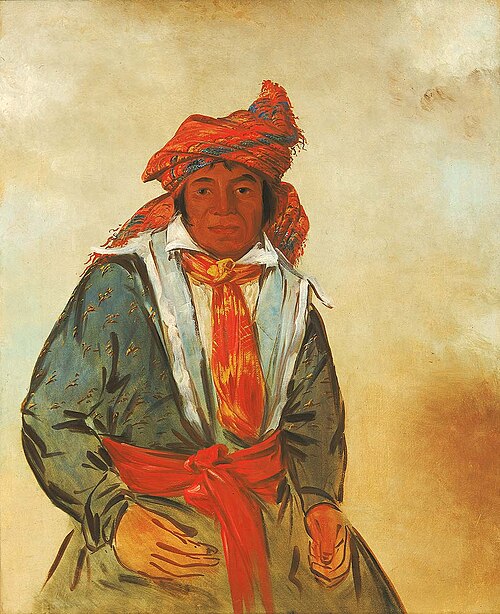 Wat-ál-le-go, a Brave, 1834, George Catlin