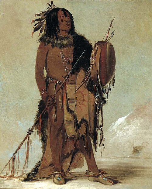 Wún-nes-tou, White Buffalo, an Aged Medicine Man, 1832, George Catlin