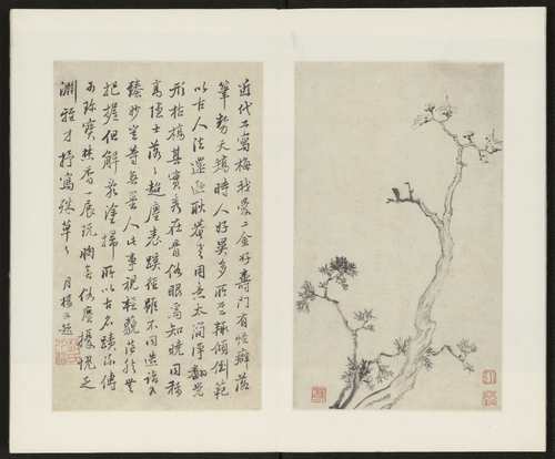 金俊明梅花图册, , Jin Junming