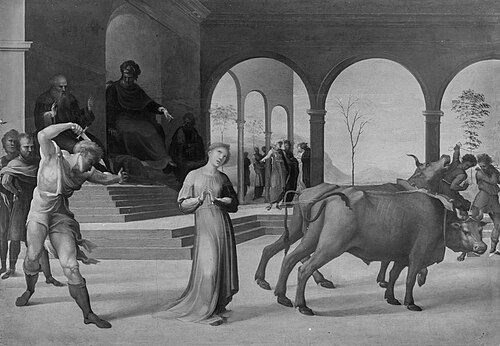 Scenes from the Life of Saint Lucia, , Domenico Beccafumi