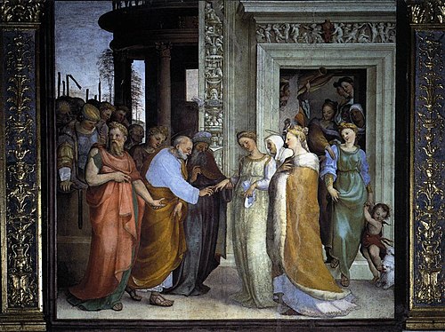 The Betrothal of the Virgin, 1518, Domenico Beccafumi