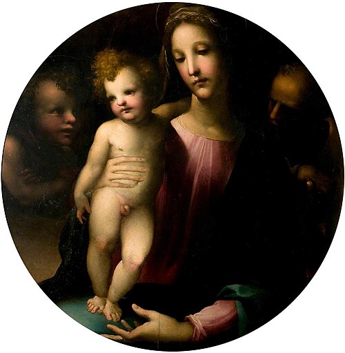 The Holy Family with Saint John the Baptist, 1530, Domenico Beccafumi