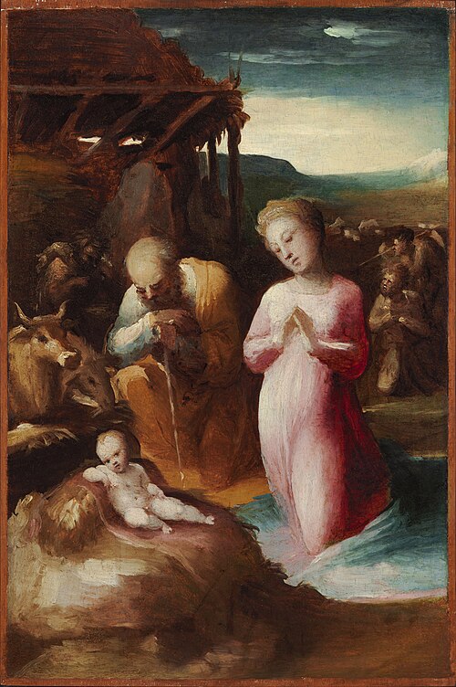 L’Adoration des bergers, , Domenico Beccafumi