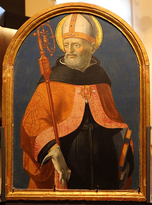 Kopfstück der Totenbahre des hl. Augustinus, 1511, Domenico Beccafumi