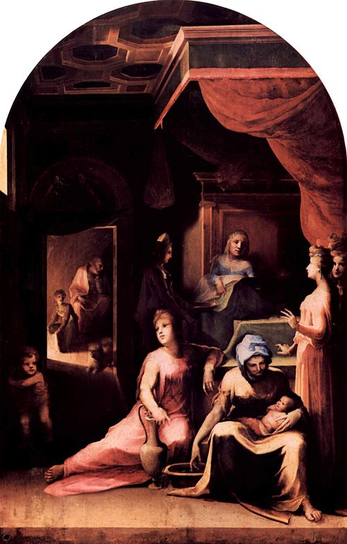 Naissance de la Vierge, 1540, Domenico Beccafumi