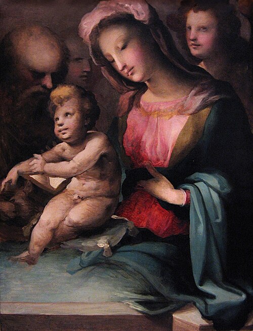 The Holy Family with Angels, 1550, Domenico Beccafumi