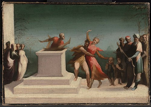 The Martyrdom of Saint Sigismond and his Family, 1520, Domenico Beccafumi