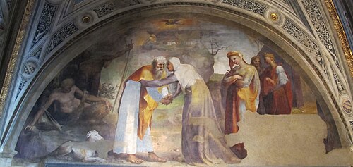Incontro alla Porta d'Oro, 1513, Domenico Beccafumi