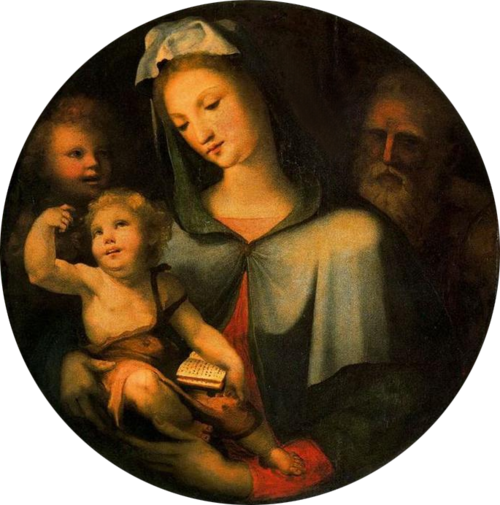 Holy Family with St. John the Baptist, 1514, Domenico Beccafumi