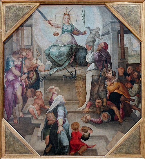 Allégorie de la Justice, 1600, Domenico Beccafumi