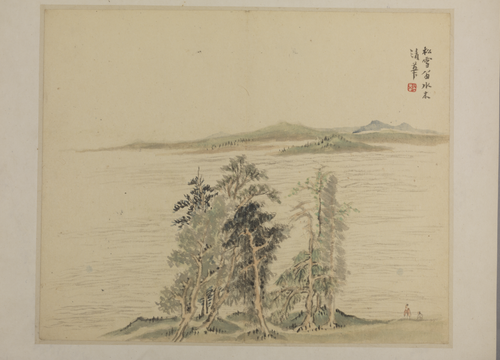 吴麐山水册, , Wu Lin
