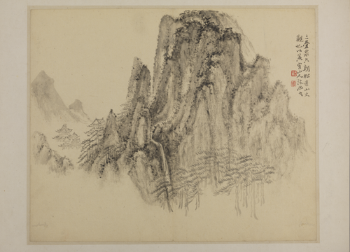 吴麐山水册, , Wu Lin