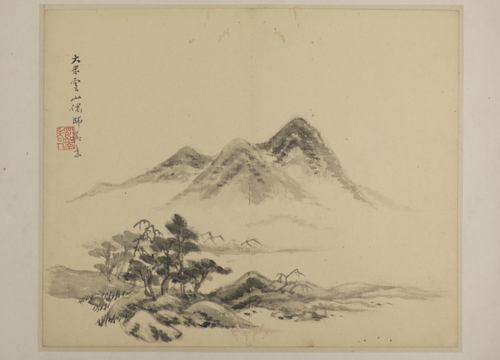 吴麐山水册, , Wu Lin