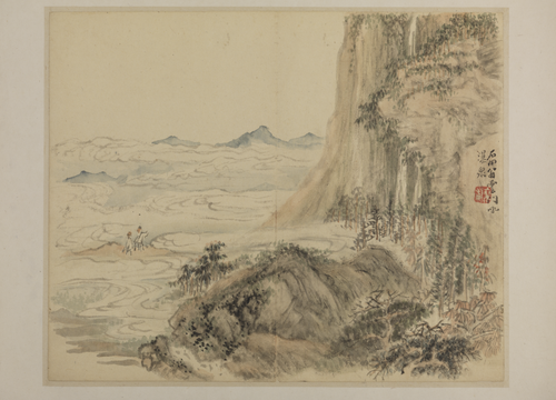 吴麐山水册, , Wu Lin