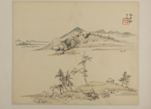 吴麐山水册, , Wu Lin