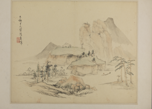 吴麐山水册, , Wu Lin