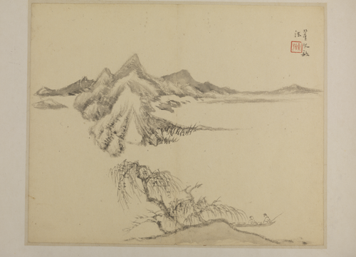 吴麐山水册, , Wu Lin