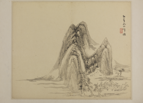 吴麐山水册, , Wu Lin
