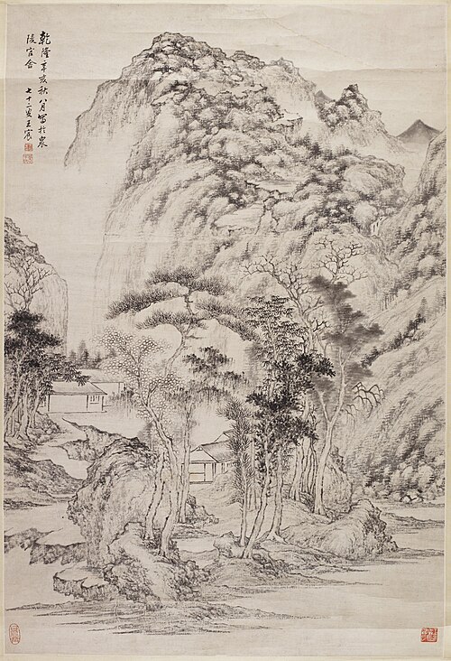 Landscape in the Orthodox Manner, 1791, Wang Chen