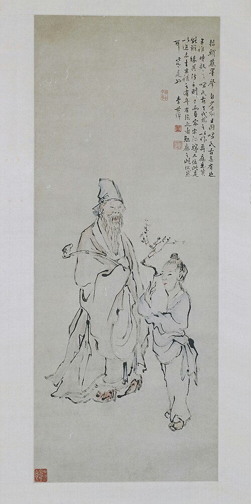 李世倬指画岁朝图轴, , Li Shizhuo