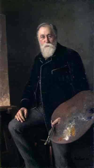 Portrait of the Painter Hans Gude, 1889, Nils Gude