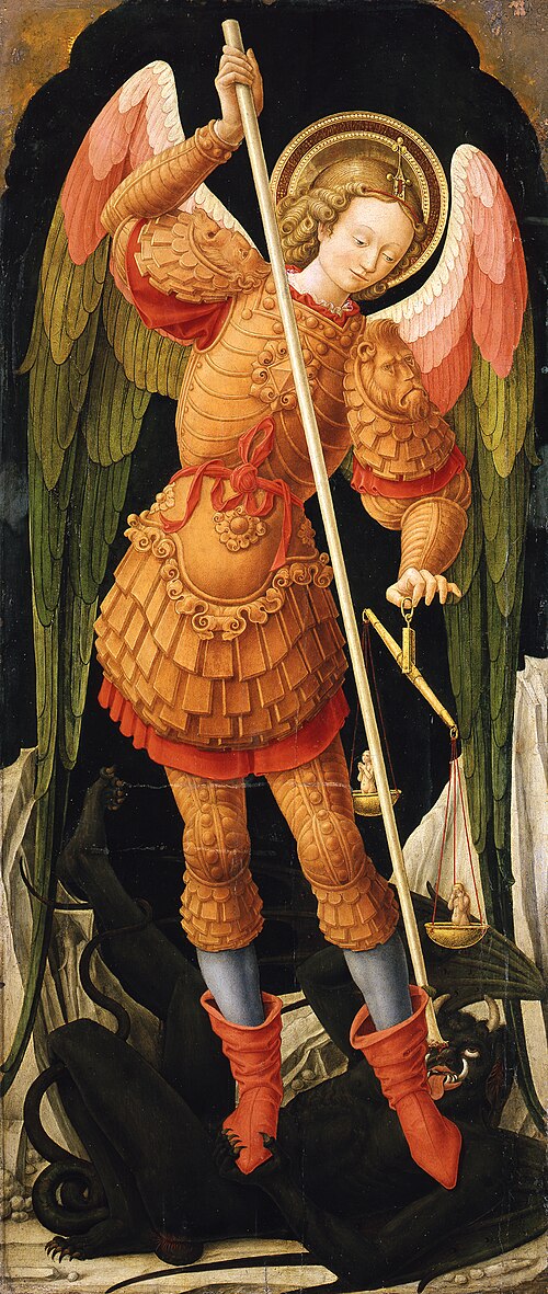 Archangel Michael with a Soul Scale, , Bartolomeo Vivarini