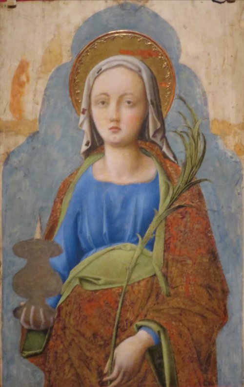Saint Lucy, 1450, Bartolomeo Vivarini