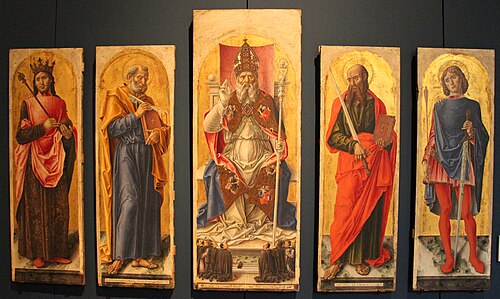 Polyptych of Saint Ambrose, 1477, Bartolomeo Vivarini