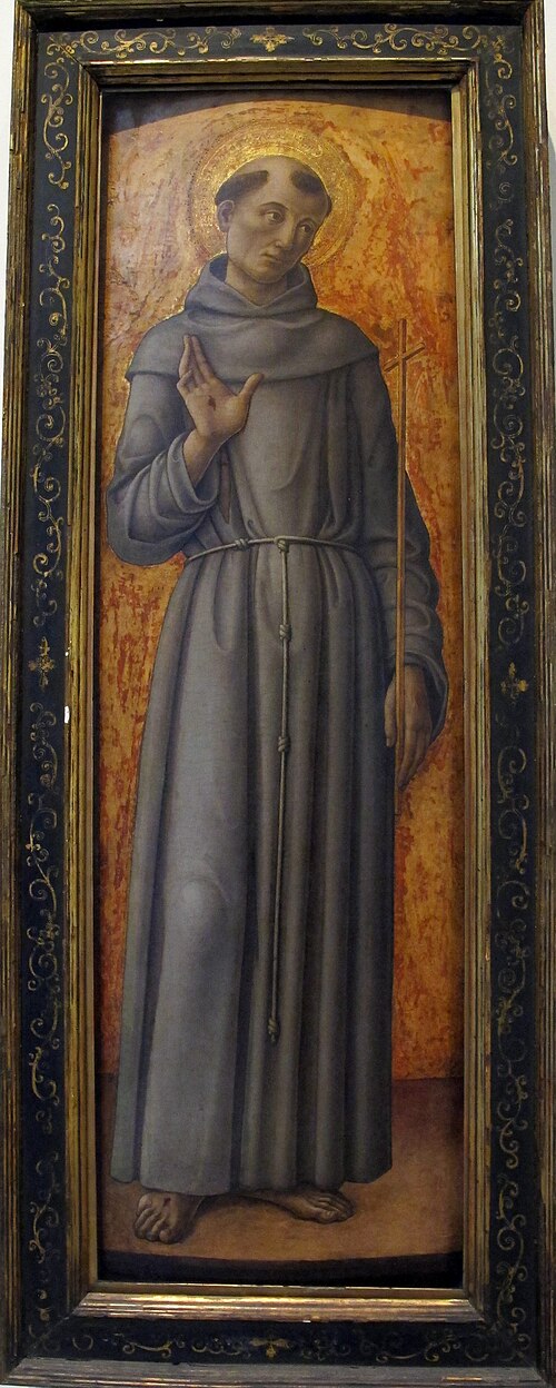 Franz von Assisi, 1450, Bartolomeo Vivarini