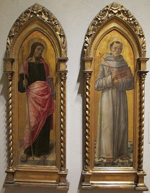 ss. jacopo e francesco, 1470, Bartolomeo Vivarini