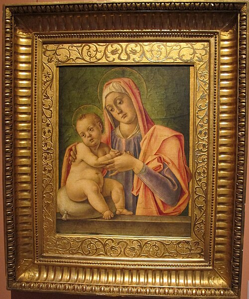 madonna col bambino, , Bartolomeo Vivarini