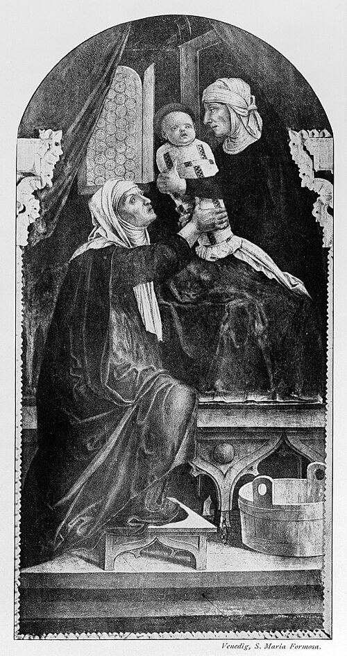 Birth of the Virgin, , Bartolomeo Vivarini