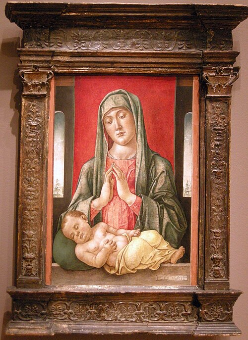 Vierge à l'Enfant., 1481, Bartolomeo Vivarini