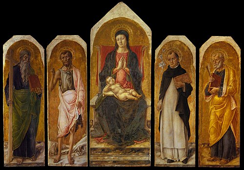 Polittico di Ca' Morosini, 1464, Bartolomeo Vivarini