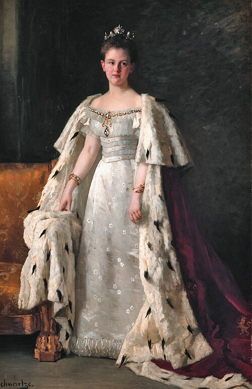 Queen Wilhelmina, 1898, Thérèse Schwartze