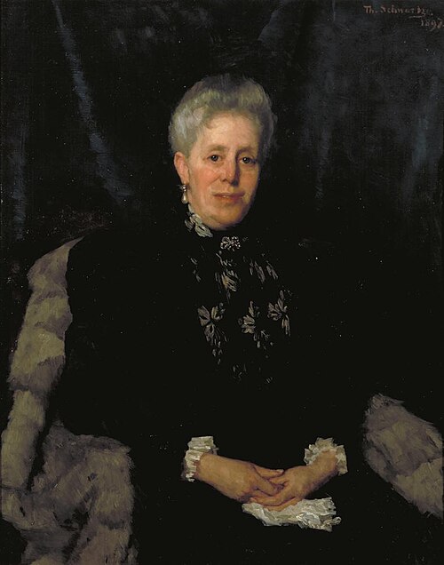 Portrait of Rosalie Wertheim (1838-1909), 1897, Thérèse Schwartze