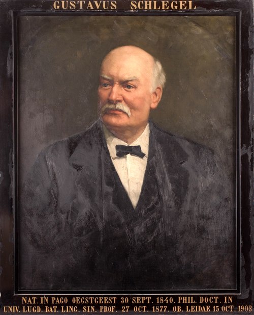 Portrait of Gustaaf Schlegel, professor of Chinese Language at Leiden University, 1801, Thérèse Schwartze