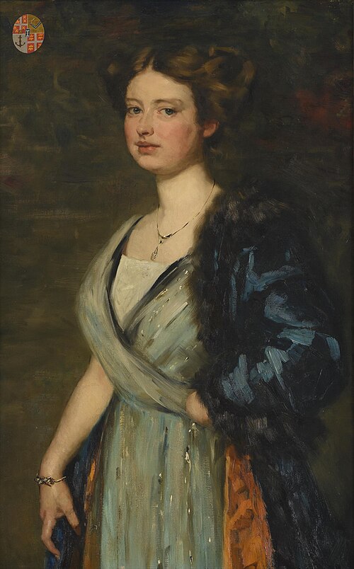 Portrait of Renee Jenny Josephine Dirckink af Holmfeld (1890-1973), 1912, Thérèse Schwartze