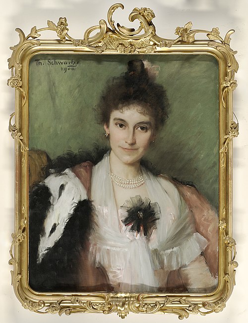 Portrait of Amelia Eliza van Leeuwen (1862-1923), 1900, Thérèse Schwartze