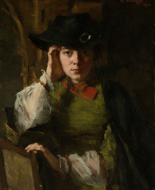 Portrait of Lizzy Ansingh, 1902, Thérèse Schwartze