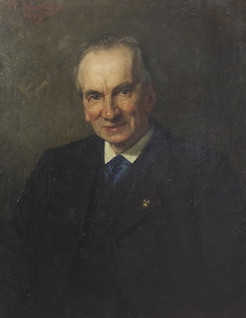 Portrait of Frederik Willem van Eeden, 1899, Thérèse Schwartze