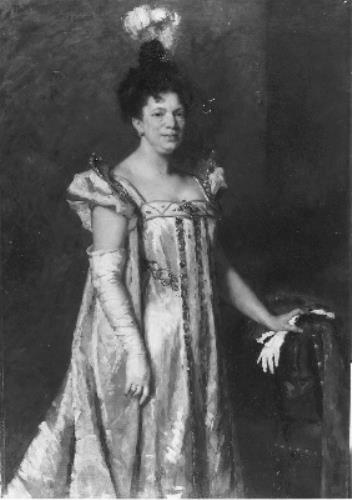 Portrait of the actress Sophie Pauwels-Van Biene (1852 - 1907), 1901, Thérèse Schwartze