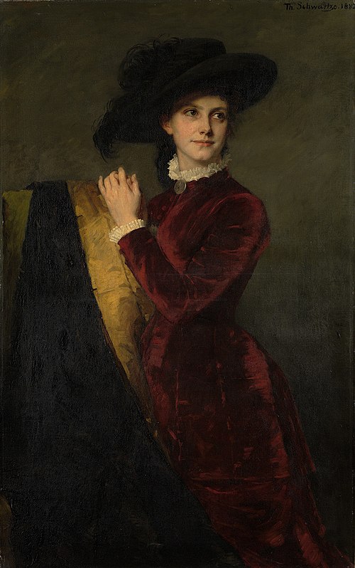 Portrait of Catharina Josephina den Tex-Biben (1858-1889), 1882, Thérèse Schwartze