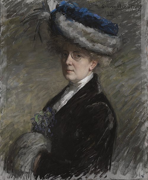 Autoportrait, 1910, Thérèse Schwartze